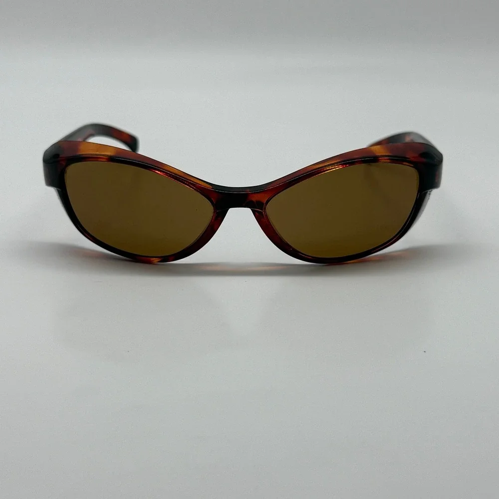 Smith Nice Doggie Sunglasses Womens Tortoise Brown Vintage Lens Wrap Oval